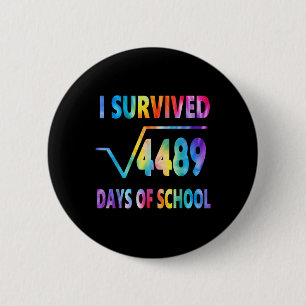 I Survived 67 Days Of School Square Root 4489 Math Button