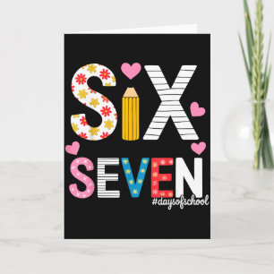 I Survived 67 Days Of School Teacher Student Six S Card