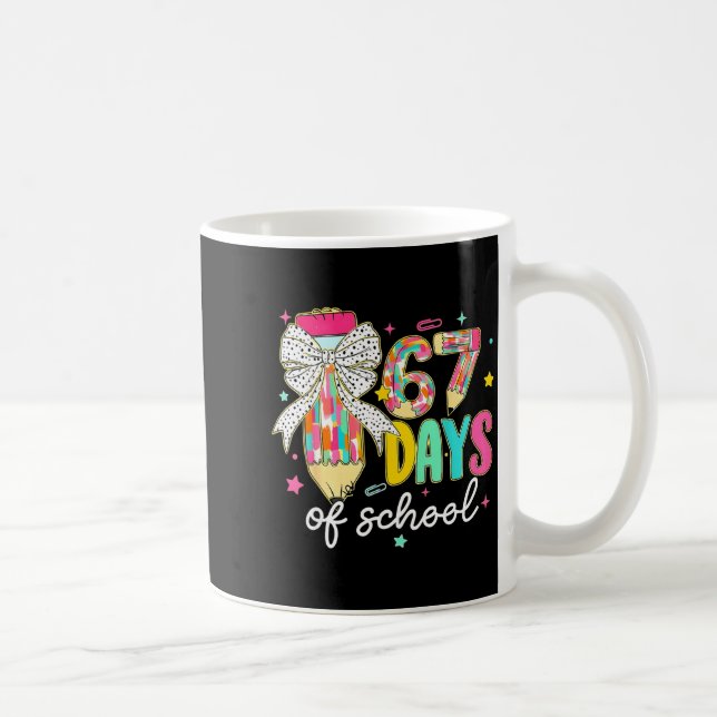 I Survived 67 Days Of School Teachers Students Fun Coffee Mug (Right)