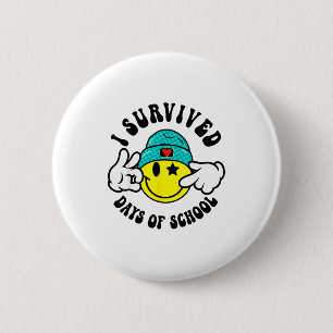 I Survived 67 Days Of School Teachers Students Six Button