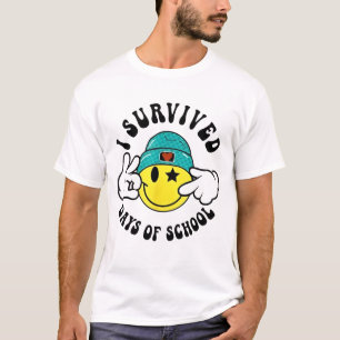 I Survived 67 Days of School Teachers Students Six T-Shirt