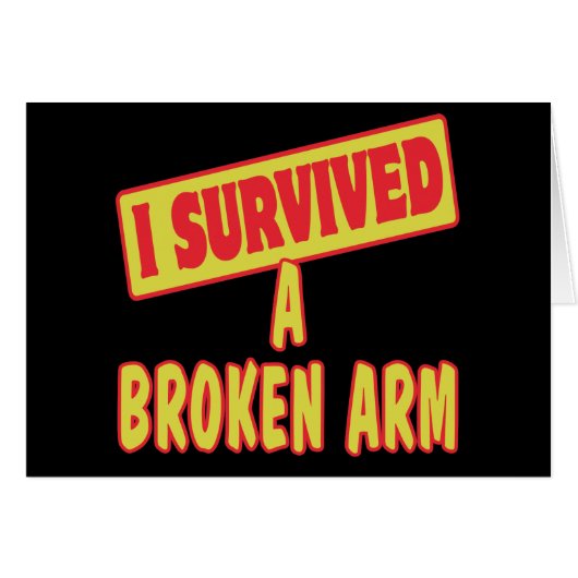 I SURVIVED A BROKEN ARM CARDS (Front Horizontal)