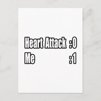 I Survived a Heart Attack (Scoreboard) Postcard