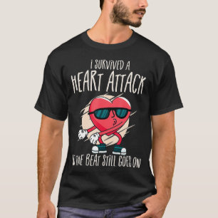 I Survived a Heart Attack Vintage Heart Attack Sur T-Shirt