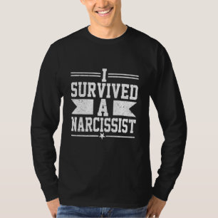 I Survived A Narcissist Divorced Divorce Men Wom T-Shirt