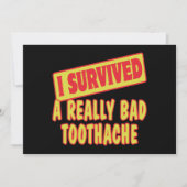 I SURVIVED A REALLY BAD TOOTHACHE (Front)