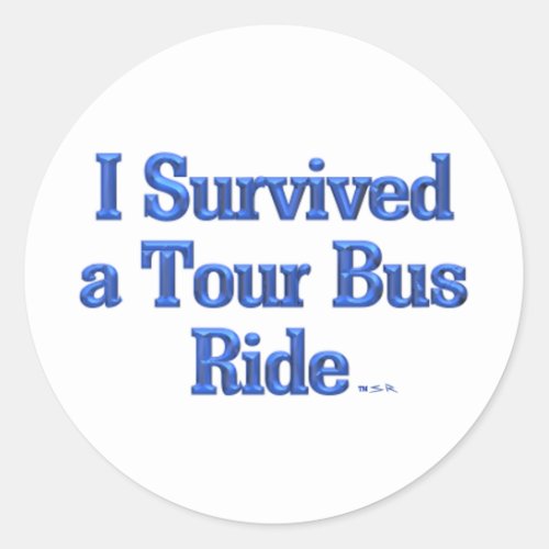 I Survived a Tour Bus Ride stickers