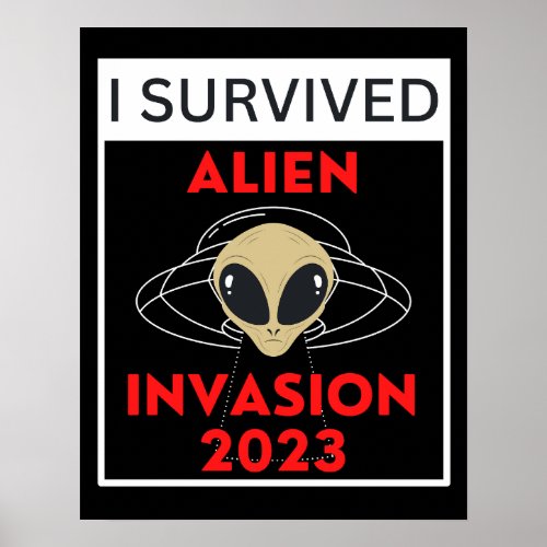 I Survived Alien Invasion 2023 Poster 