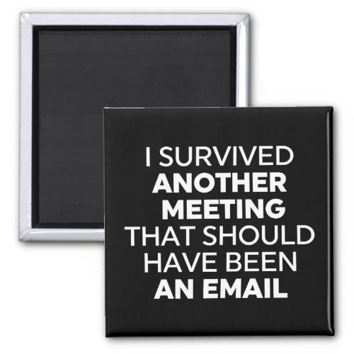 I Survived Another Meeting That Should Have Been A Magnet