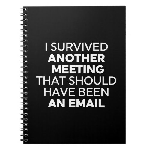 I Survived Another Meeting That Should Have Been A Notebook