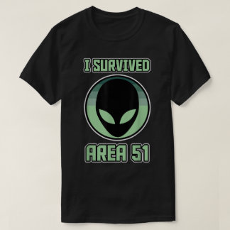 I Survived Area 51 Alien Design T-Shirt