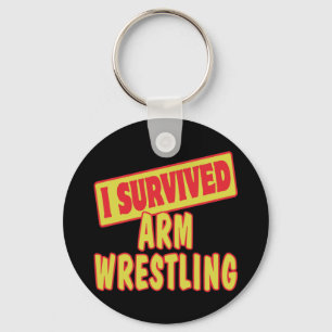 I SURVIVED ARM WRESTLING KEYCHAIN