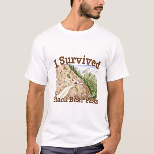 I Survived Black Bear Pass Colorado T_Shirt