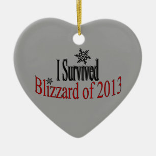 I Survived Blizzard 2013 Ornament
