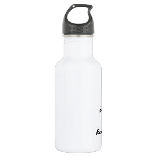 I survived bocce ball! stainless steel water bottle