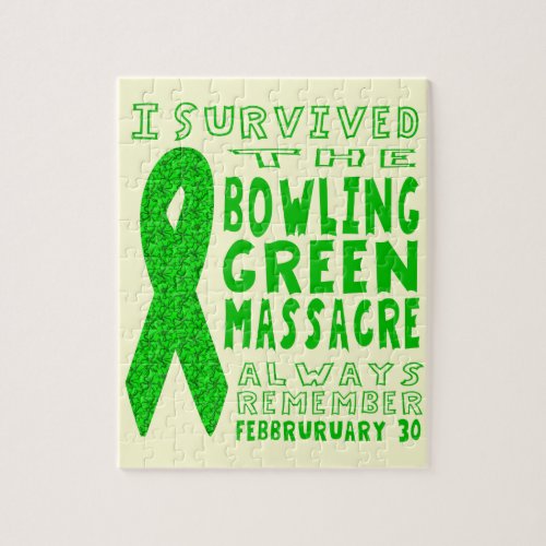 I Survived Bowling Green Massacre Jigsaw Puzzle