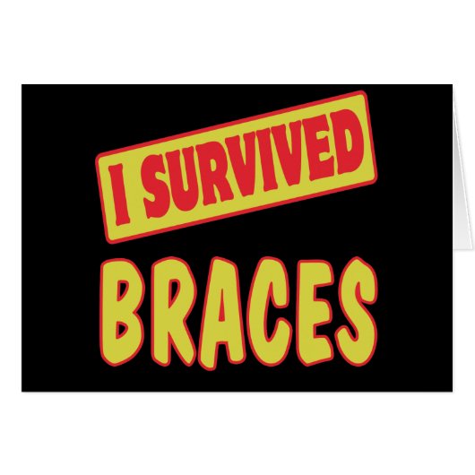 I SURVIVED BRACES CARDS (Front Horizontal)