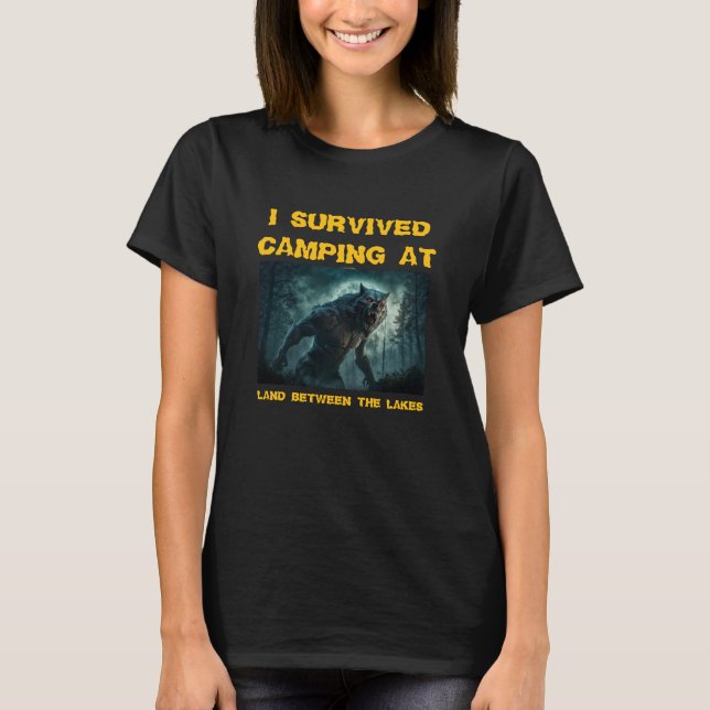 I Survived Camping T-Shirt (Front)