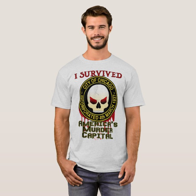 I Survived Chicago T-Shirt (Front Full)