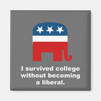 I survived college without becoming a liberal magnet