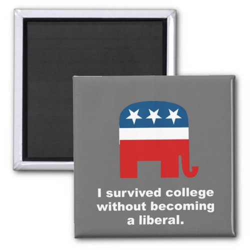 I survived college without becoming a liberal magnet