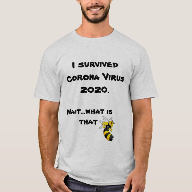 I survived corona 2020 tshirt (Front)