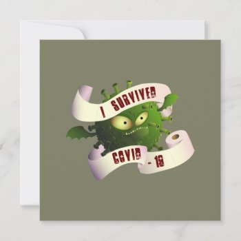 I Survived Covid-19 by Ink_Ribbon at Zazzle