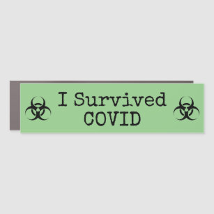 I Survived COVID Bumper Magnet