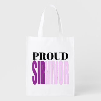 I survived domestic abuse grocery bag