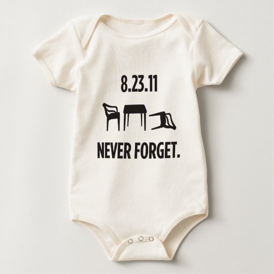 I Survived East Coast Earthquake Baby Bodysuit
