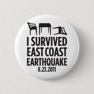 I Survived East Coast Earthquake Button