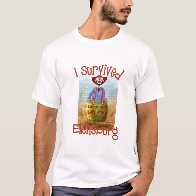 I Survived Ellensburg Rodeo, Washington T-Shirt (Front)