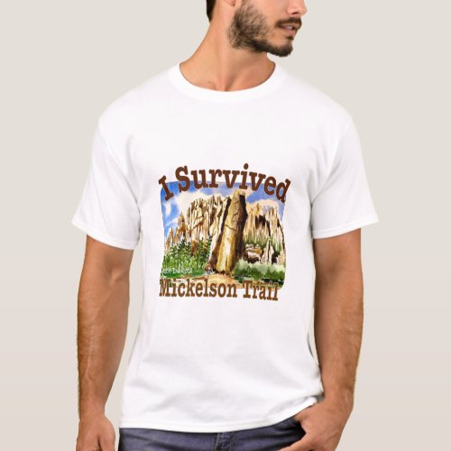 I Survived George S Mickelson Trail South Dakota T_Shirt