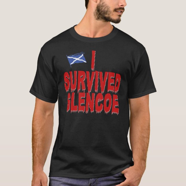 I Survived Glencoe Dark T-Shirt (Front)