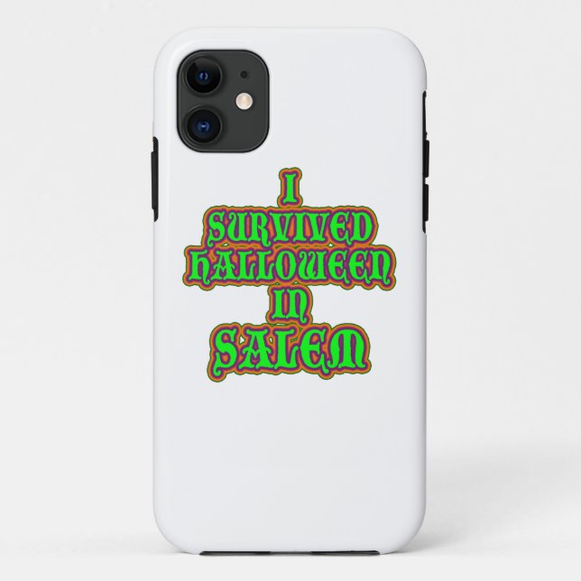 I Survived Halloween in Salem Case-Mate iPhone Case (Back)