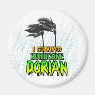I survived Hurricane Dorian trees Magnet