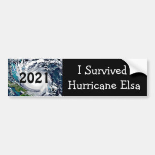 I Survived Hurricane Elsa 2021 Bumper Sticker