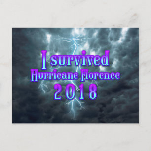 I survived Hurricane Florence Postcard