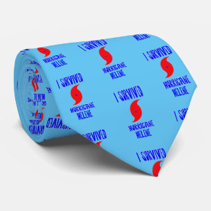 I Survived Hurricane Helene Neck Tie