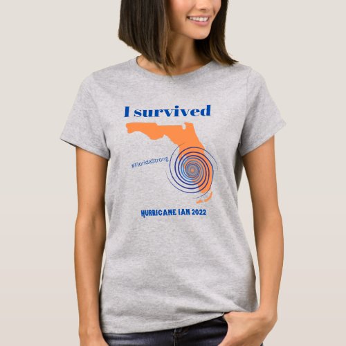 I survived Hurricane Ian 2022 Florida Strong T_Shirt