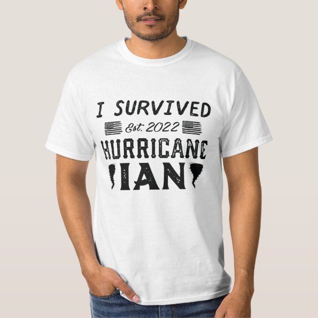 I Survived Hurricane Ian T-Shirt (Front)