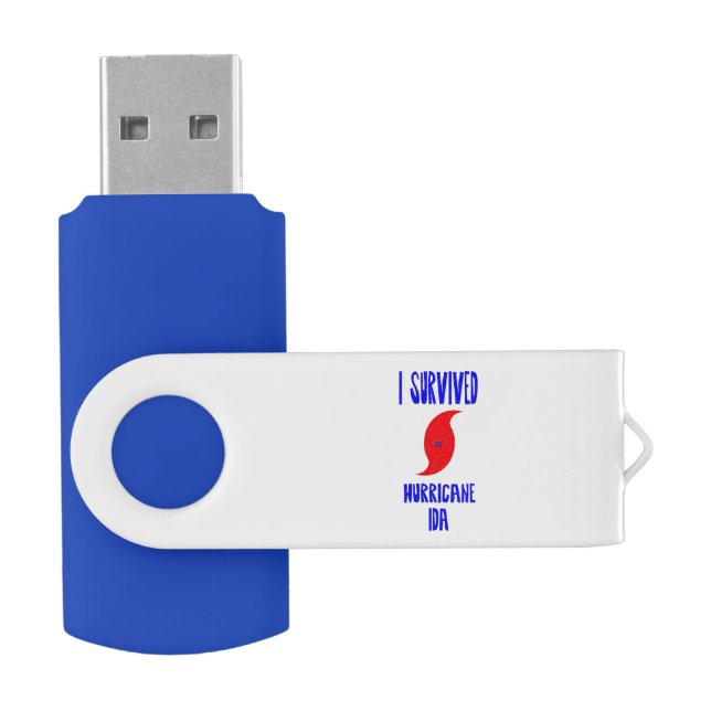 I Survived Hurricane Ida Flash Drive (Opened)