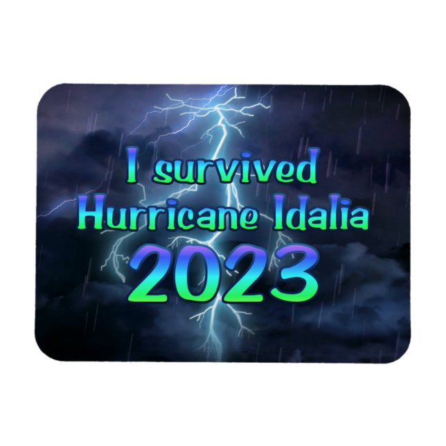 I survived Hurricane Idalia 2023 Magnet (Horizontal)