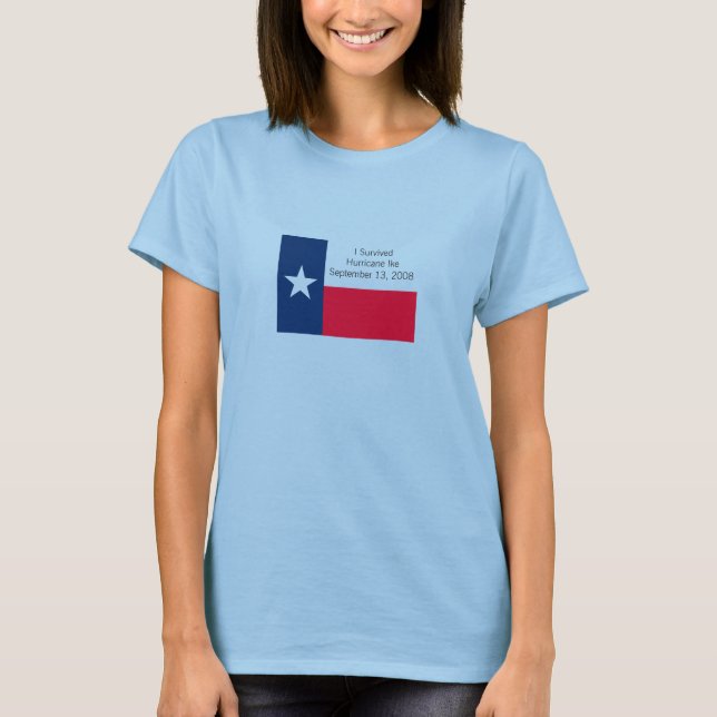 I Survived Hurricane Ike T-Shirt (Front)