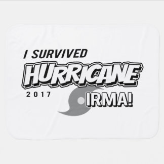 I Survived Hurricane Irma Baby blanket