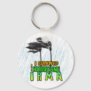 I survived Hurricane Irma Keychain