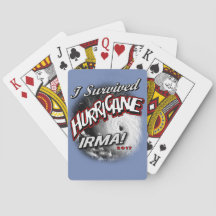 I Survived Hurricane Irma Playing Cards