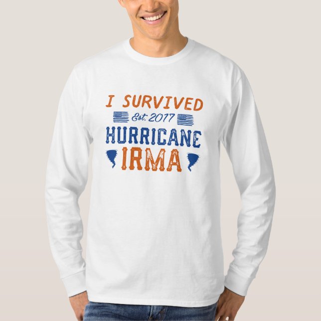 I Survived Hurricane Irma T-Shirt (Front)