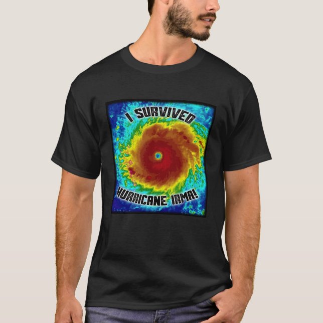 I Survived Hurricane Irma Tee Shirt (Front)
