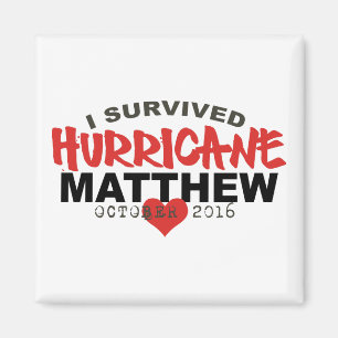I Survived Hurricane Matthew October 2016 Magnet